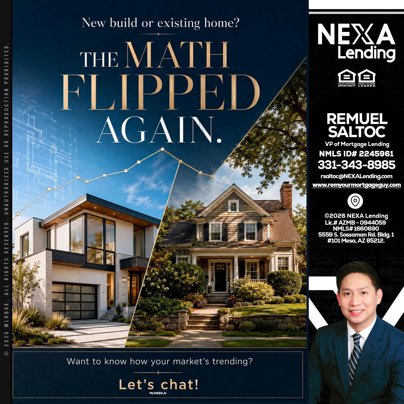 THE MATH FLIPED - Remuel Saltoc -VP of Mortgage Lending