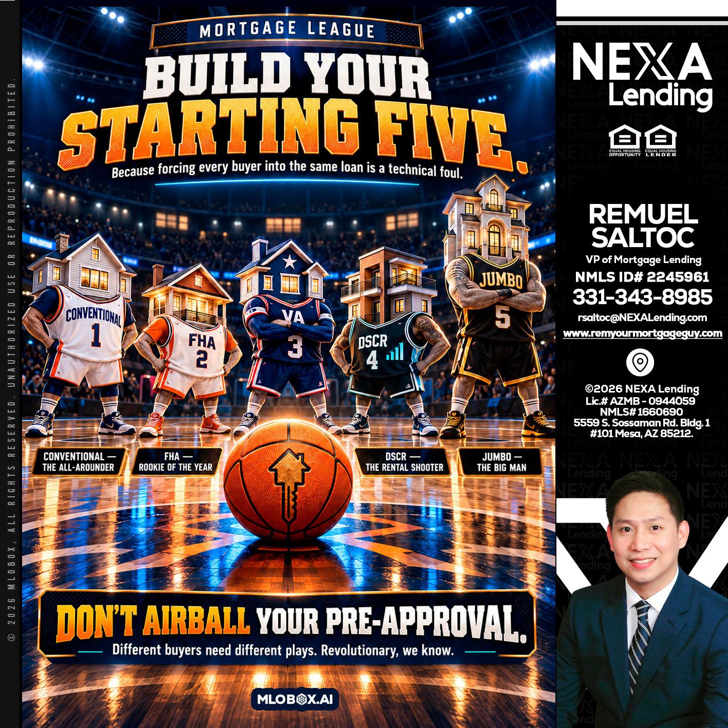 BUILD YOUR - Remuel Saltoc -VP of Mortgage Lending